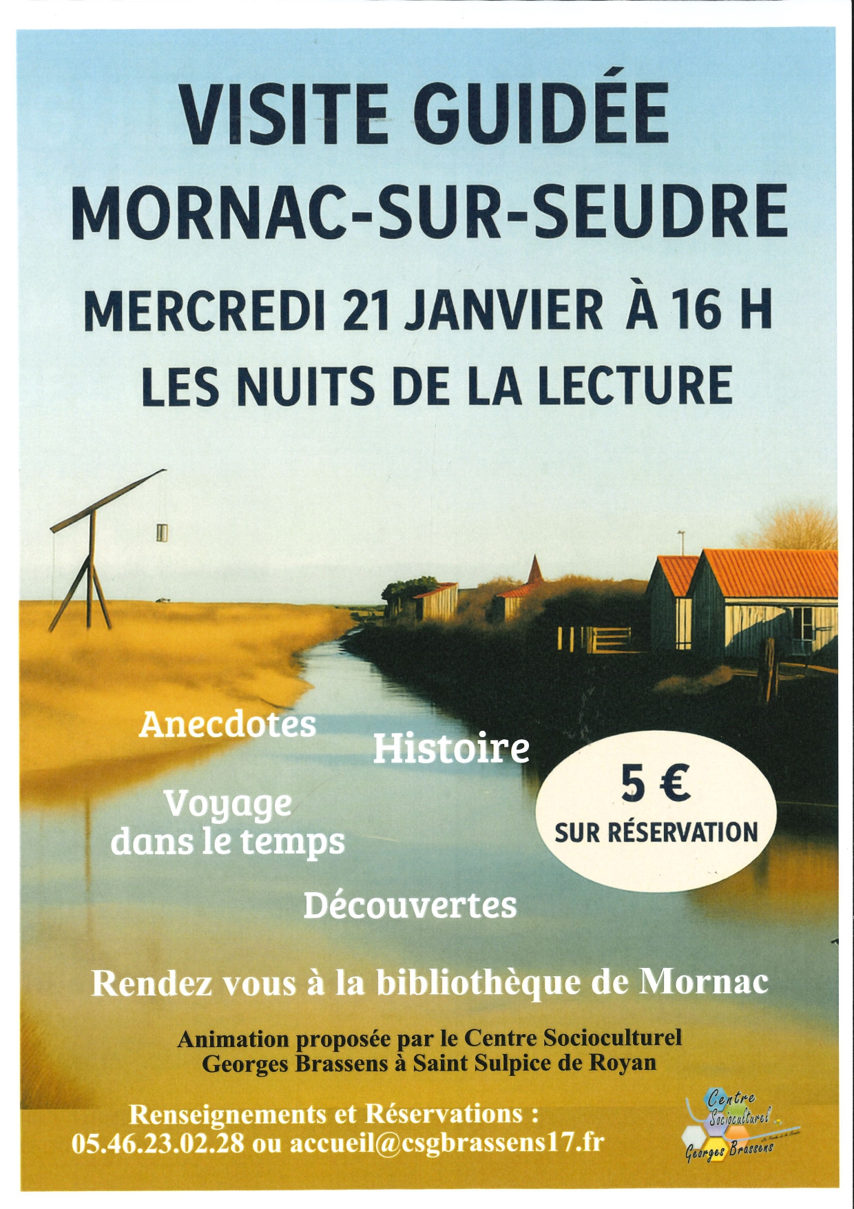 Visite guidée de Mornac-sur-Seudre