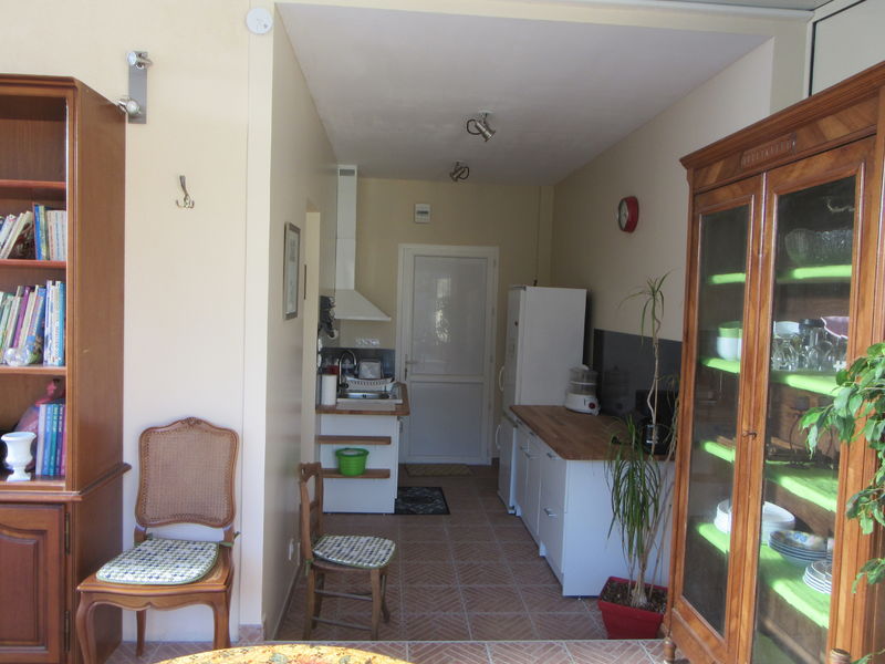 Cuisine ouverte sur le salon