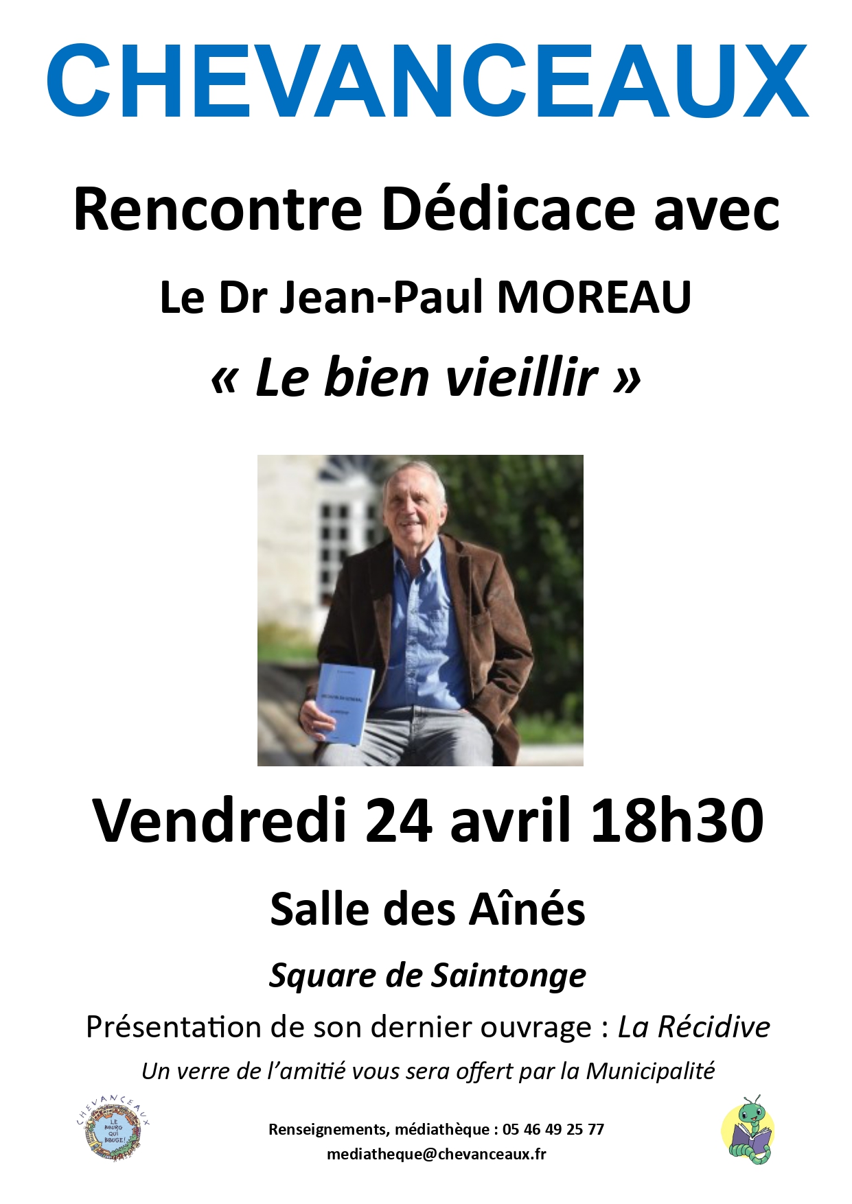 Conférence et dédicace "Le bien vieillir"