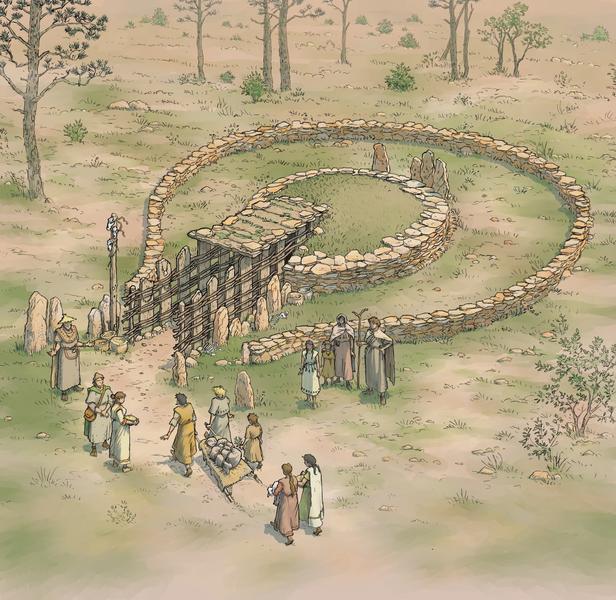 Illustration du site funéraire de Cabrial