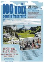 100 voix pour la fraternité, une chorale pour la commémoration du 27 juillet 20…