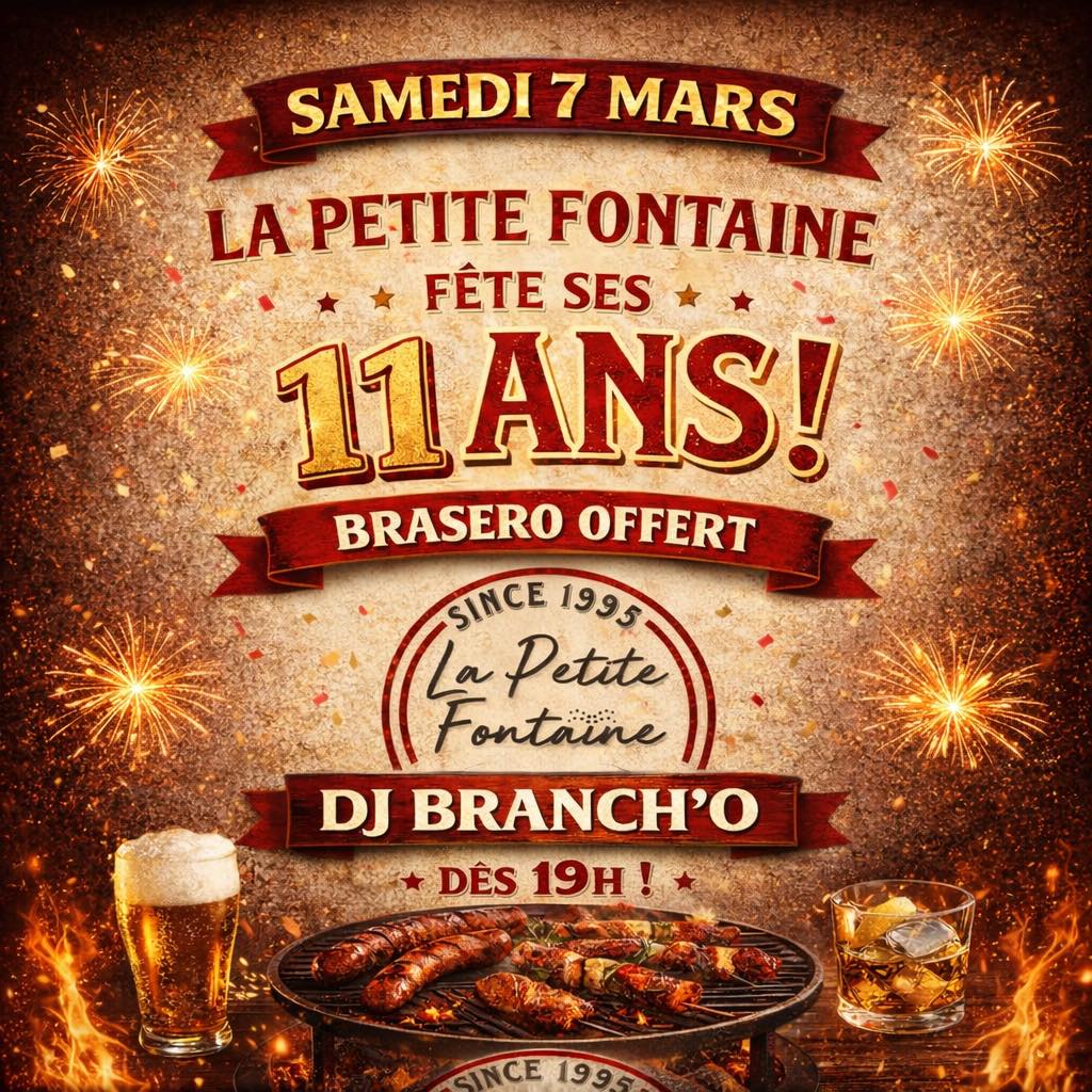 Soirée anniversaire : La petite fontaine fête ses 11 ans !