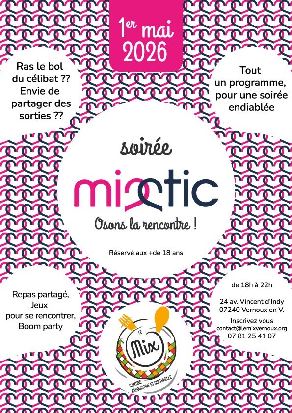 Soirée "Mixtic : osons la rencontre !"