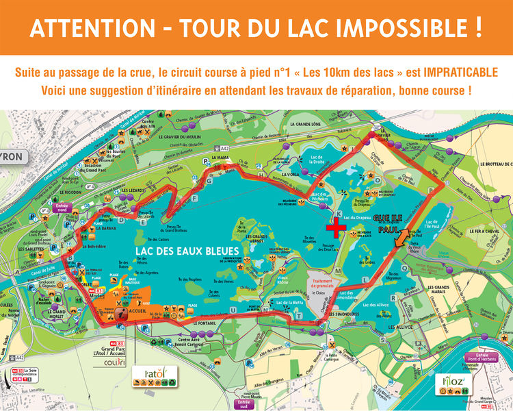 Plan circuit avec déviation