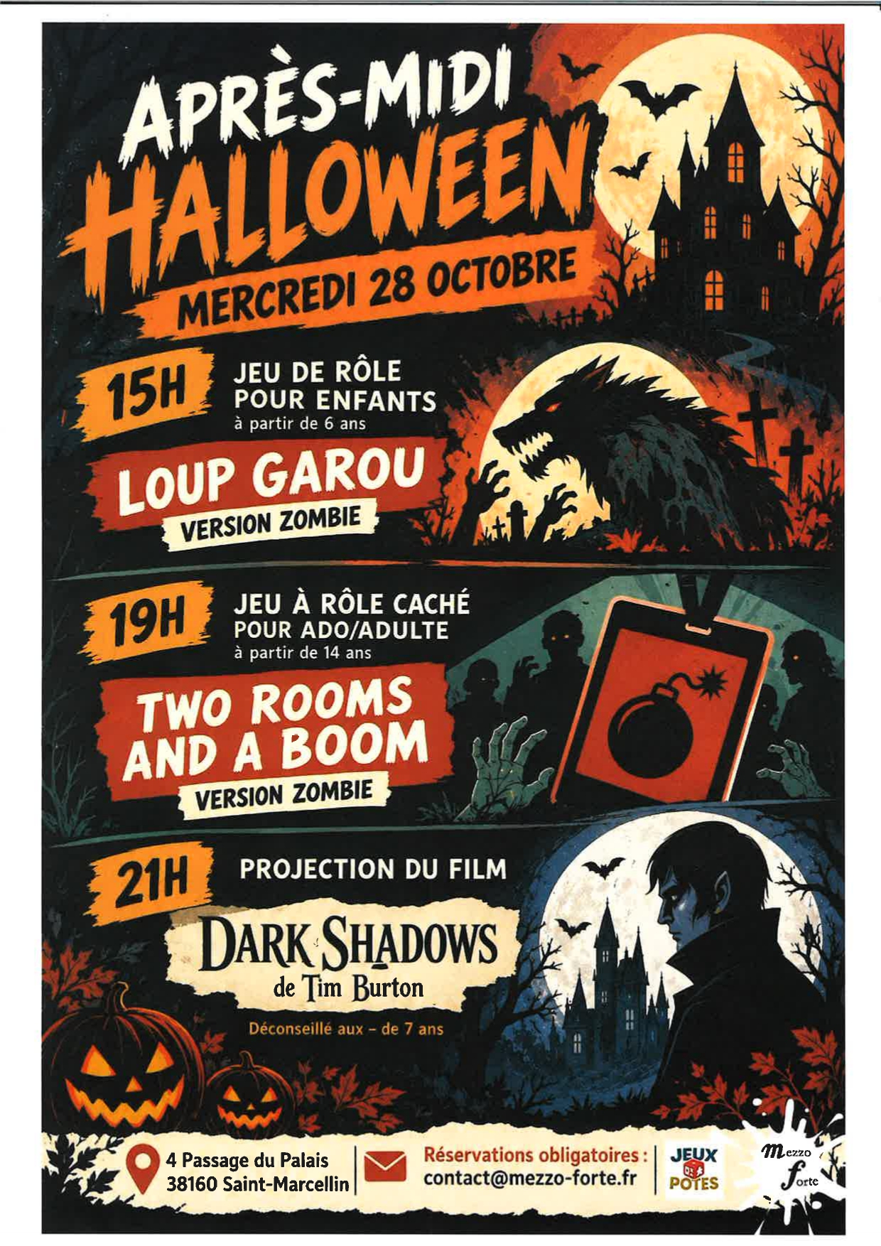 Après-midi Halloween avec Mezzo Forte_Saint-Marcellin