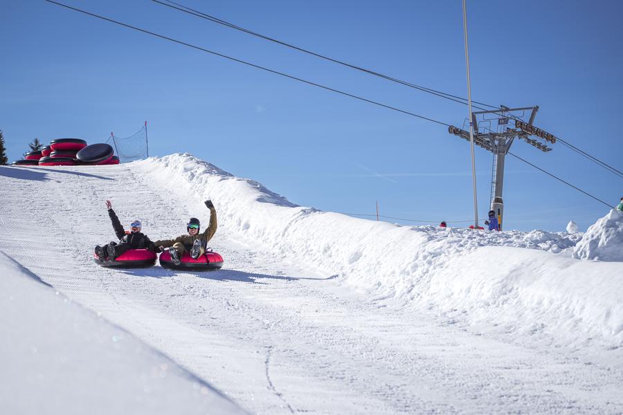 Piste de luge Snowtubing_Le Grand-Bornand