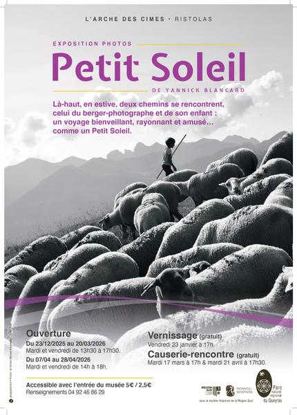 Vernissage de l'exposition 'Petit Soleil' de Yannick Blancard_Abriès-Ristolas - © PNRQ