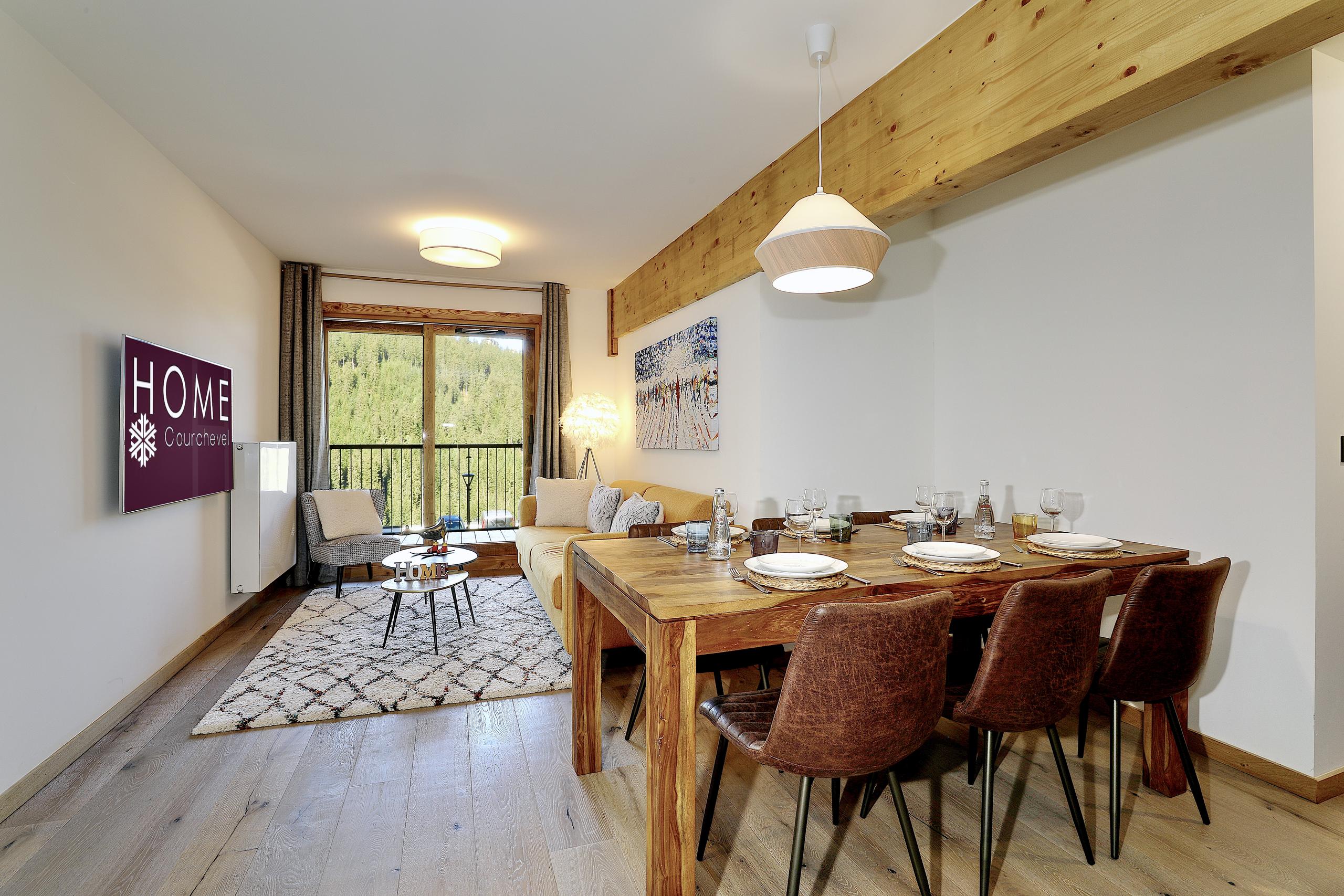 Appartement – 4 pièces – 6 personnes – Ariondaz C202- Courchevel 1650