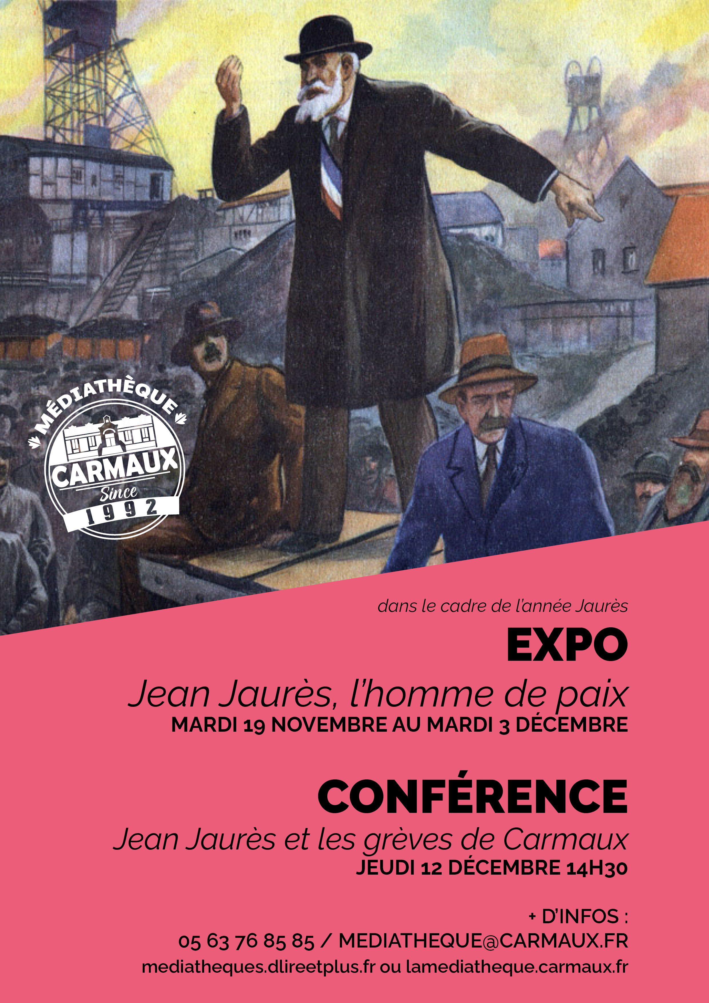 Illustration de Exposition Jean Jaurès, l’homme de paix