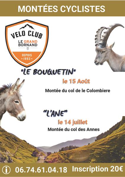 27th cycling climb up Le Bouquetin