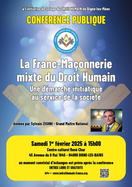 Conférence : la franc-maçonnerie mixte du... Le 1 fév 2025