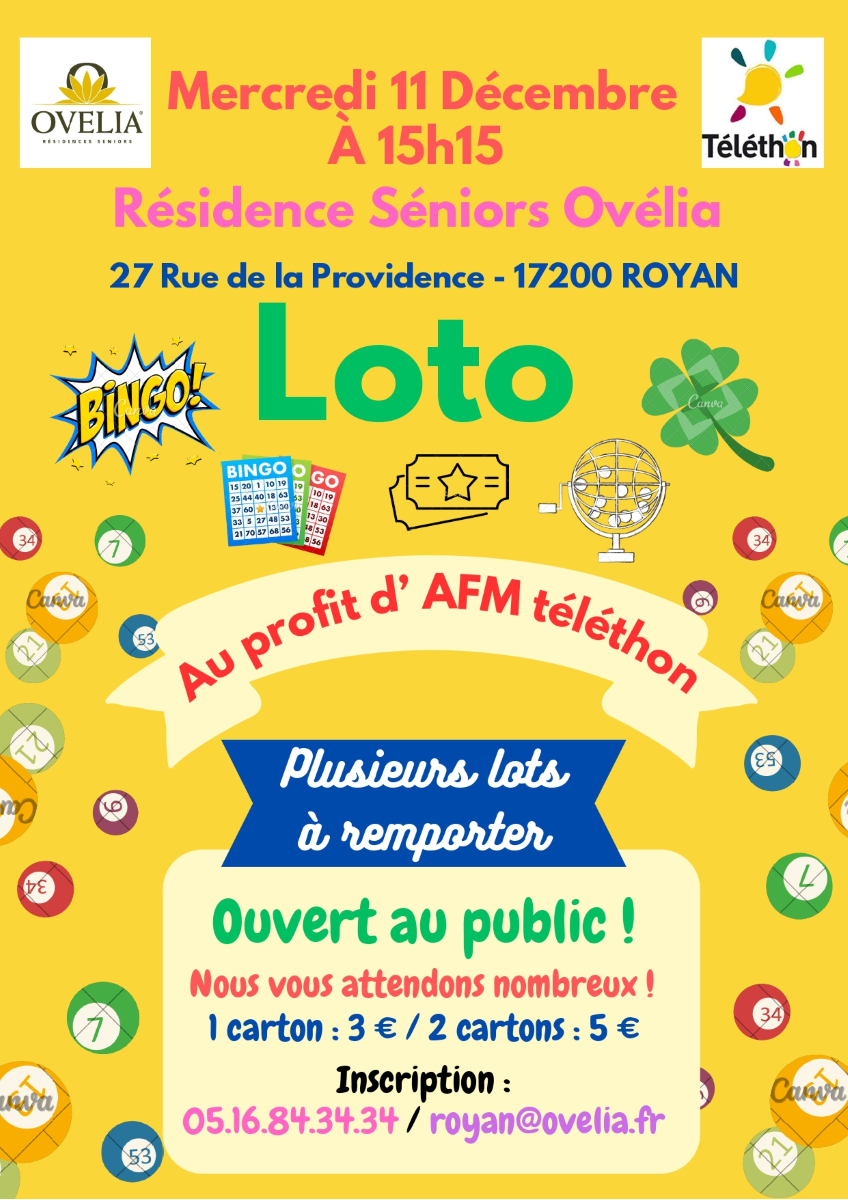Loto pour le Téléthon