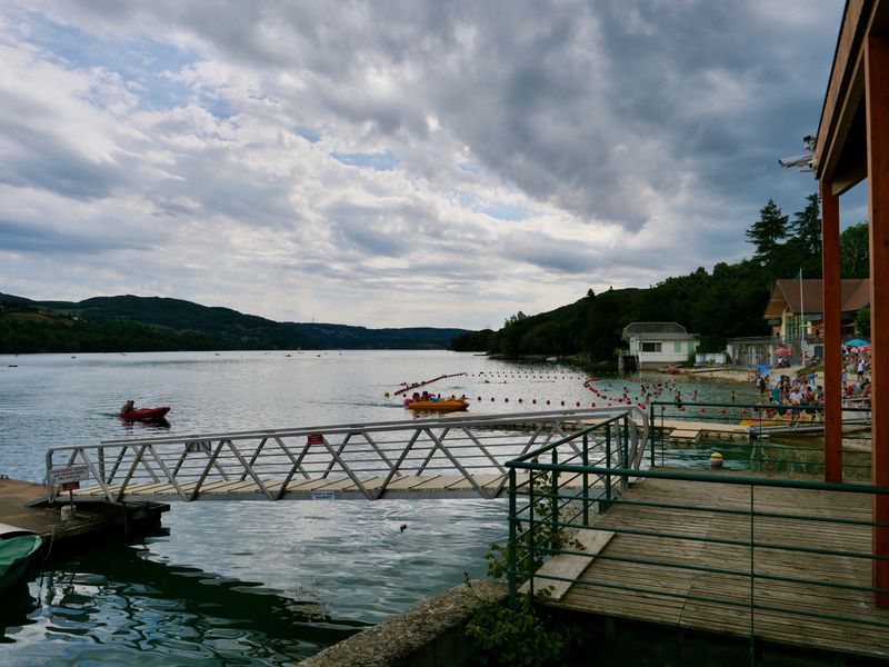 Plage de Paladru ponton