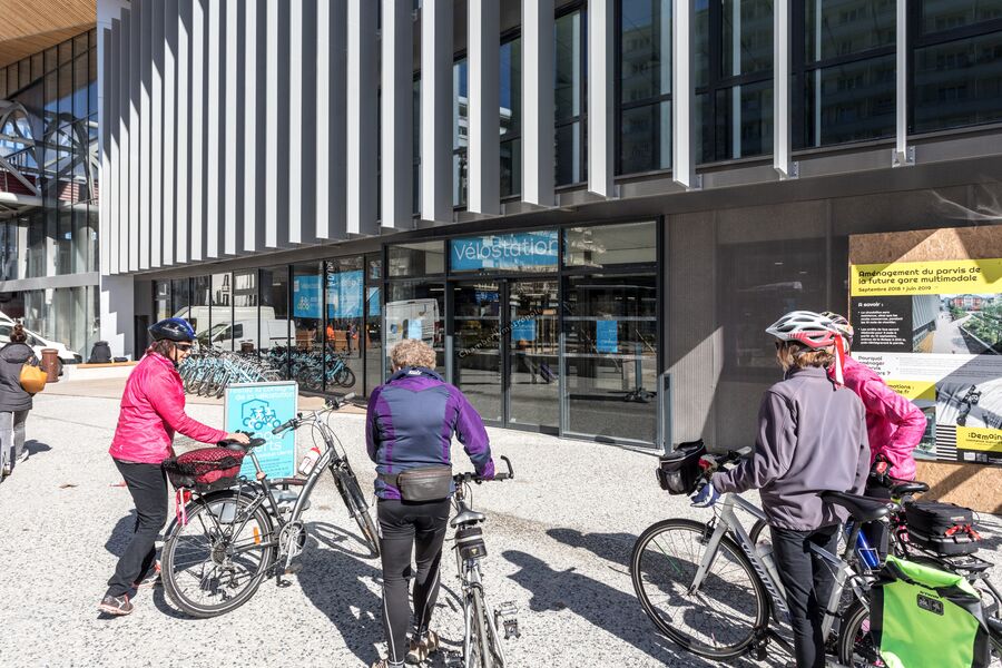 Façade Vélostation