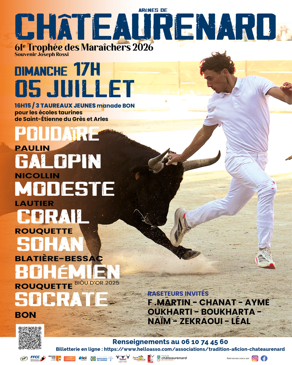 Concours de Manades 61ème trophée de Maraîchers 2026 « Souvenir de Joseph Rossi »