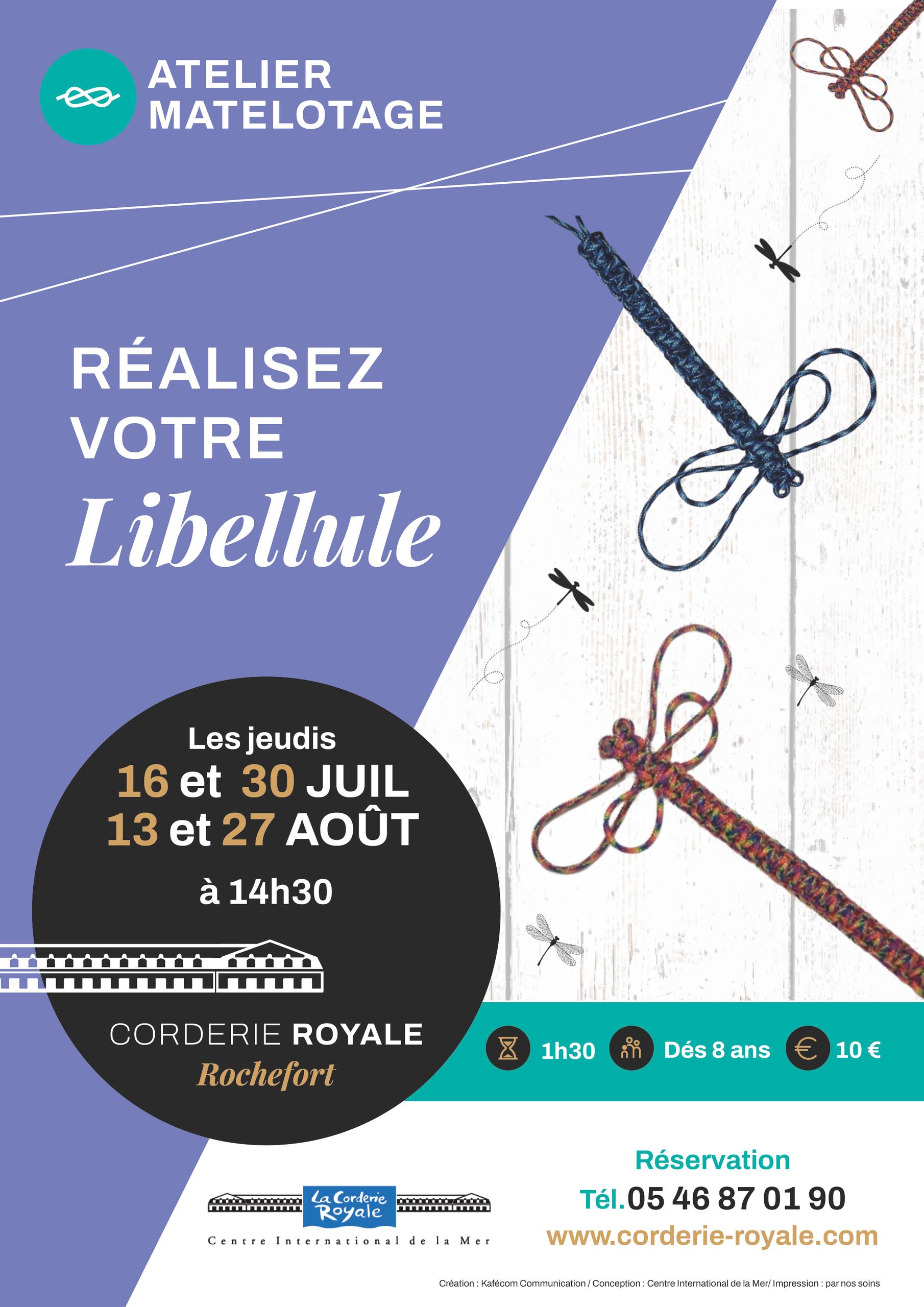 Atelier matelotage : Libellule