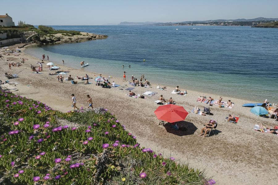 Plage de La Coudoulière à Six-Fours-les-Plages