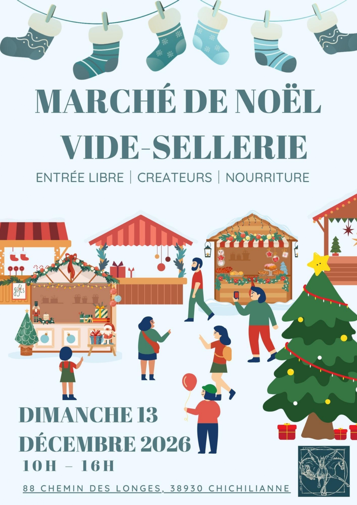 Marché de Noël & Vide sellerie_Chichilianne