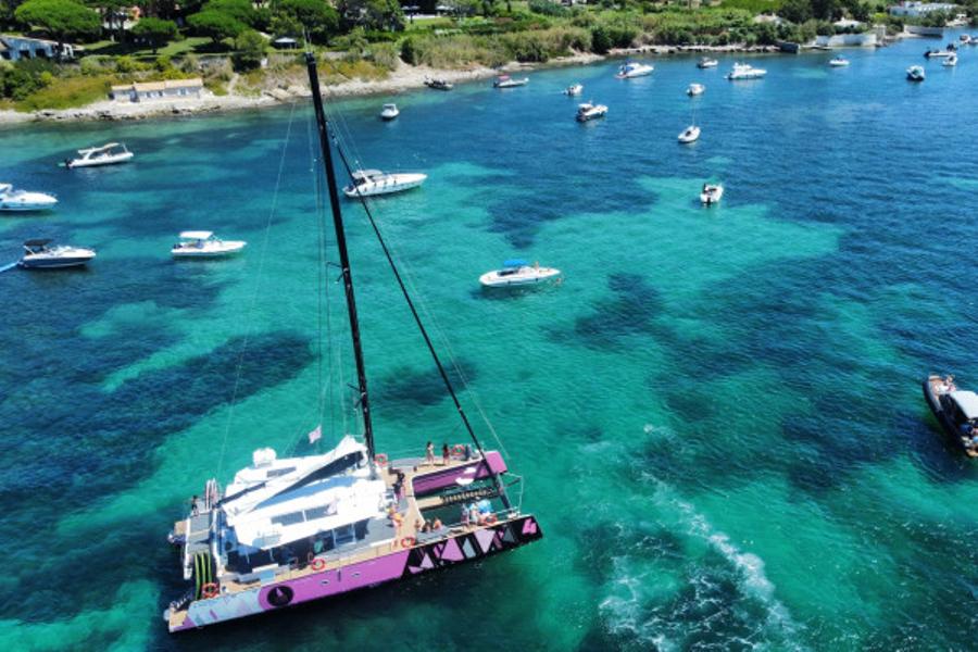 Journée en Catamaran de Cogolin au Cap Dramont