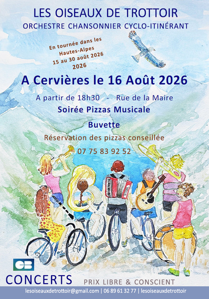 Soirée Pizzas et concert