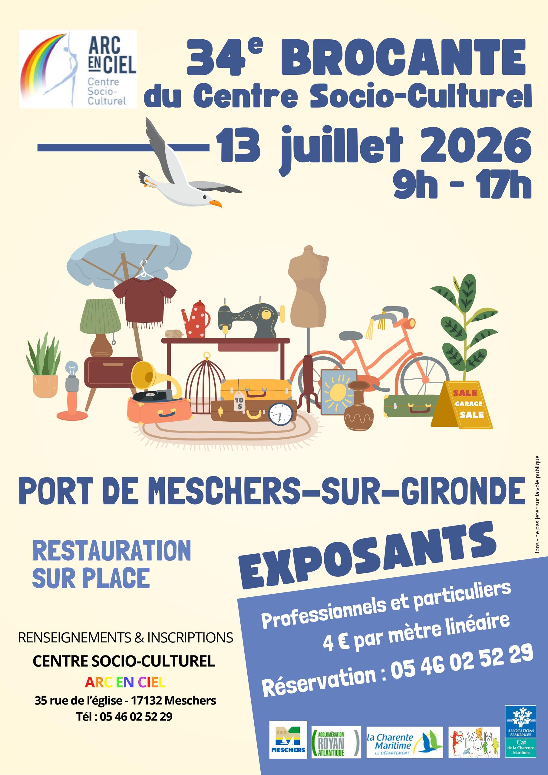 34 ème brocante du centre socio culturel