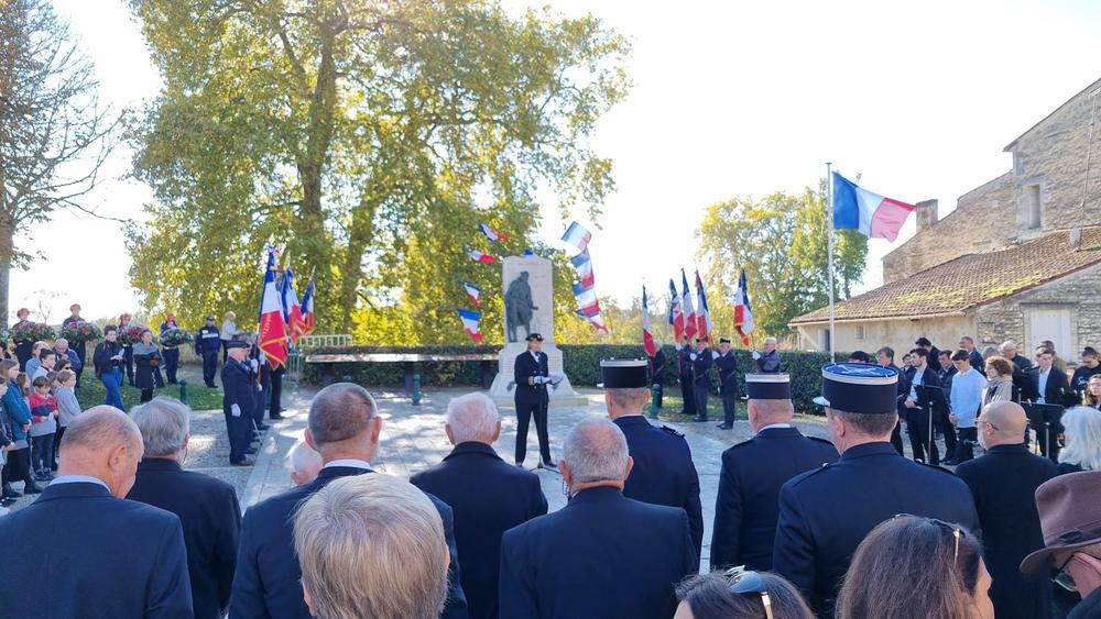 Cérémonie commémorative à Jonzac