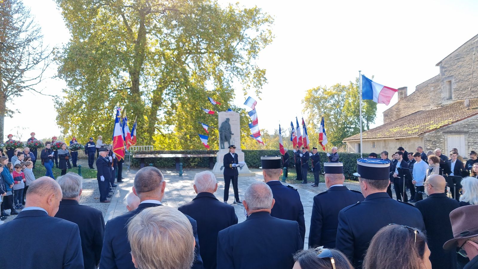 Cérémonie commémorative à Jonzac