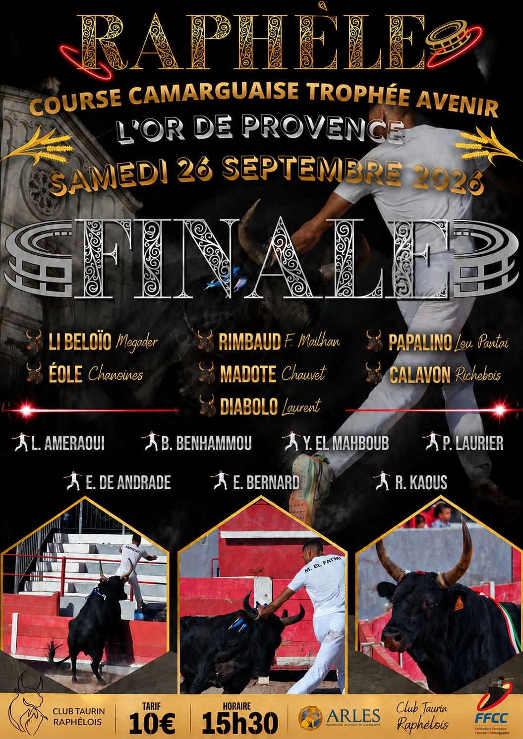 Finale du trophée de l&rsquo;Or de Provence – concours de manades