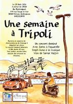 Concert dessiné - Une semaine à Tripoli au restaurant Au Bistroquet_Porcieu-Amb…