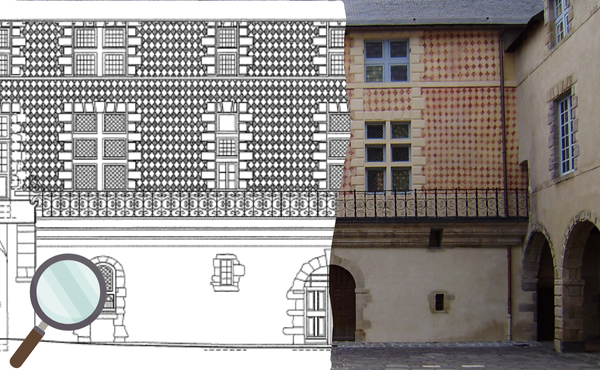 Le château de haut en bas !