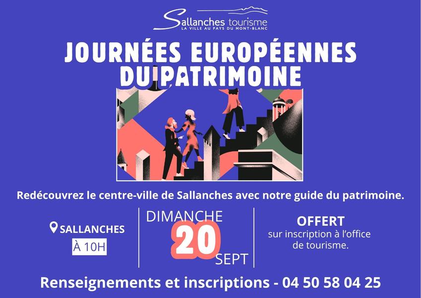 Journées Européennes du Patrimoine 2026 : RENDEZ-VOUS du Pays d’art et d’histoire du Mont-Blanc