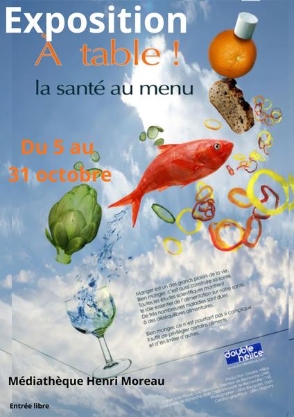 Exposition "A table, la santé au menu"