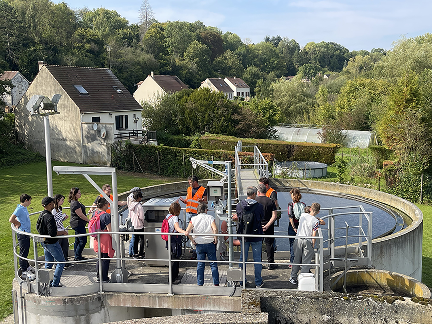 Visite de la station d'épuration de Chars