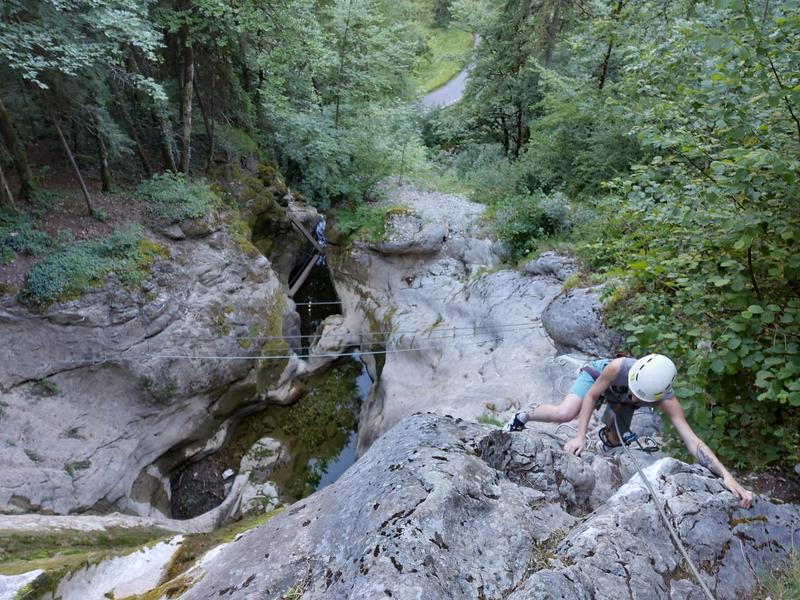 Via Ferrata de la cascade des nants