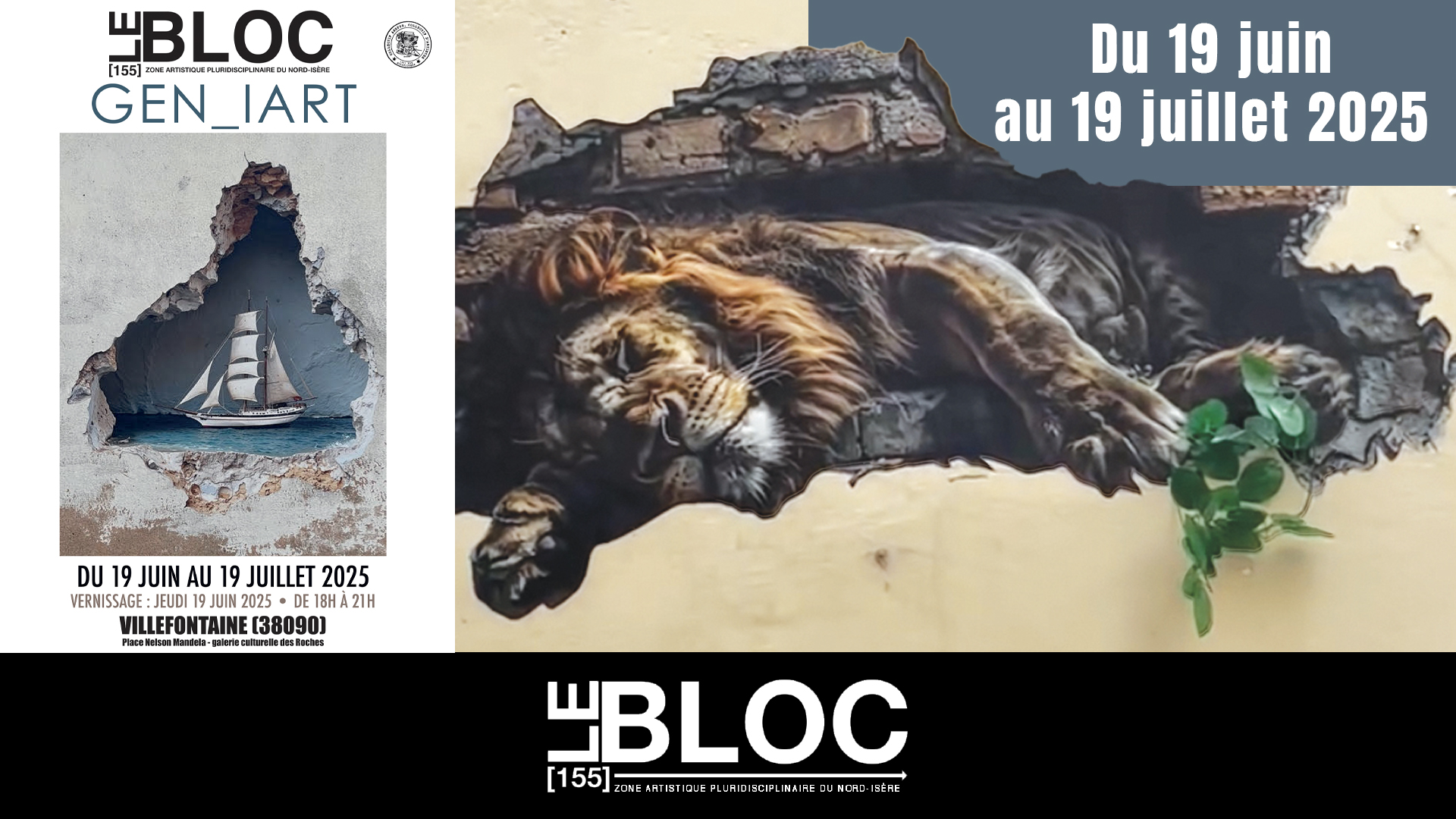 Exposition de GEN'IART (Le BLOC 155)