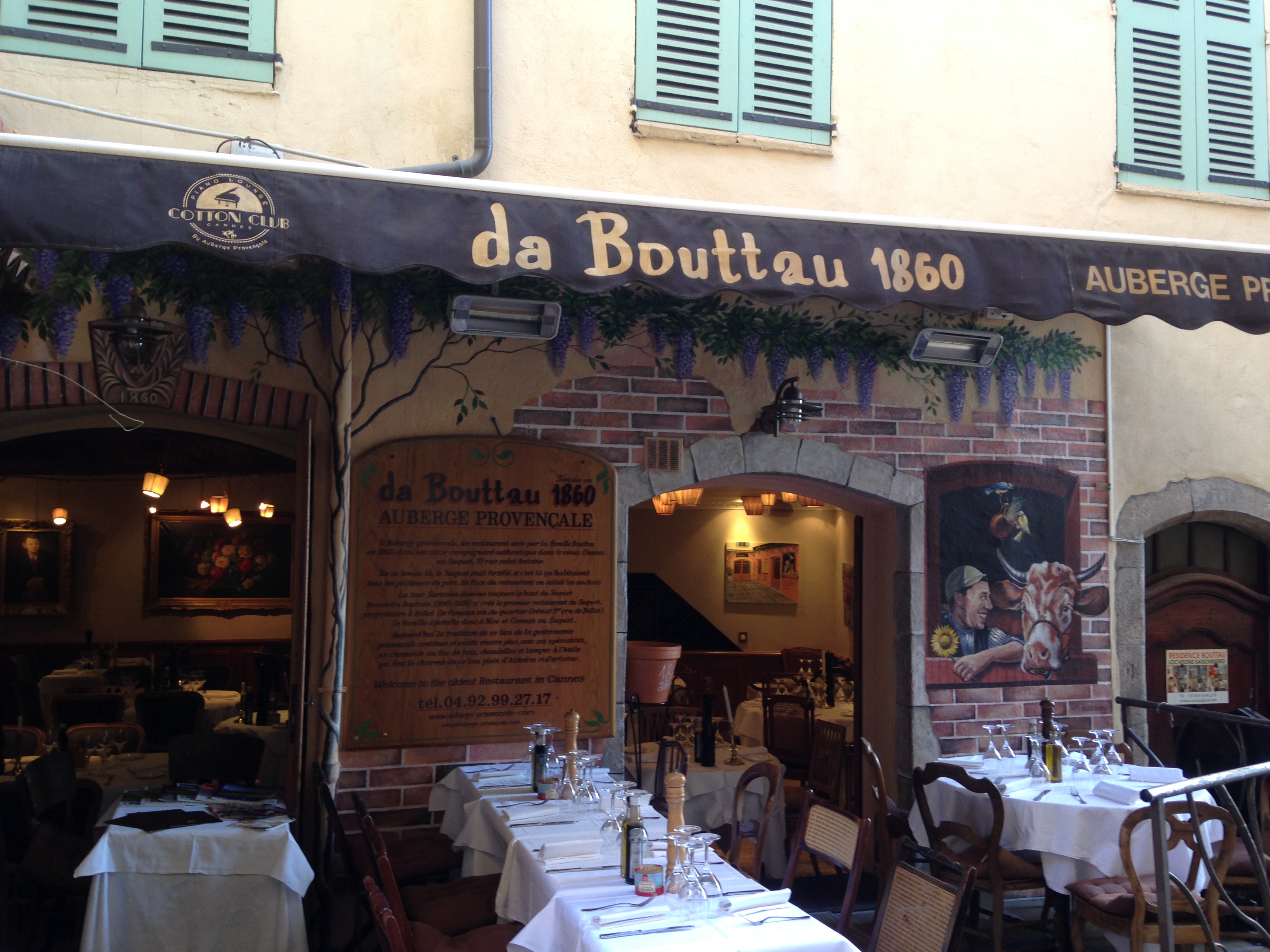 Da Bouttau Auberge Provencale – Cotton Club (Cannes) | Cannes Tourism