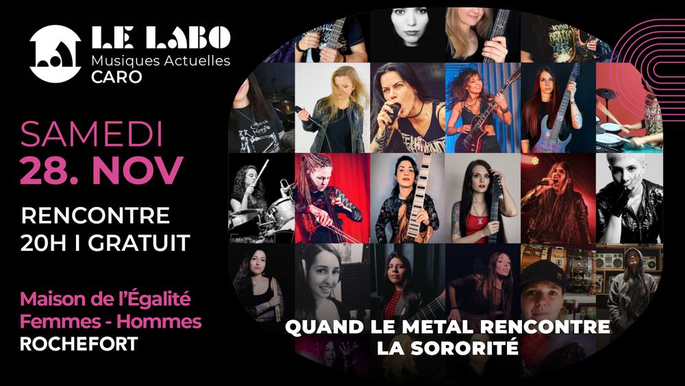 Rencontre : Quand le métal rencontre la sororité