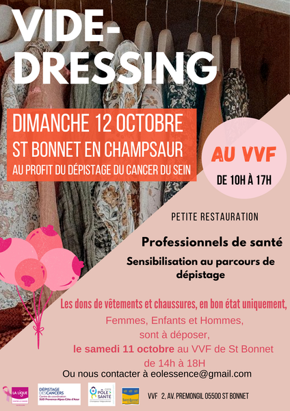 Vide dressing Octobre Rose