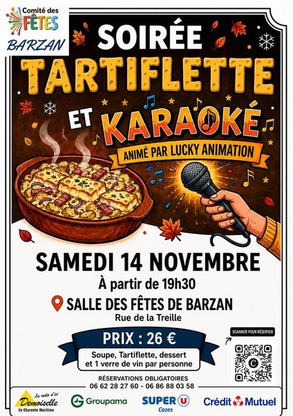 Soirée tartiflette et karaoké