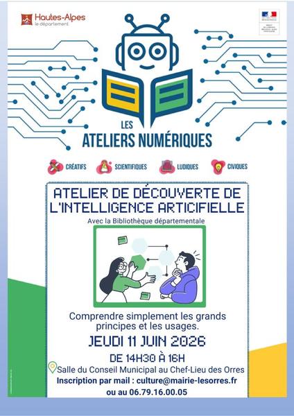Atelier découverte de l'Intelligence Artificielle