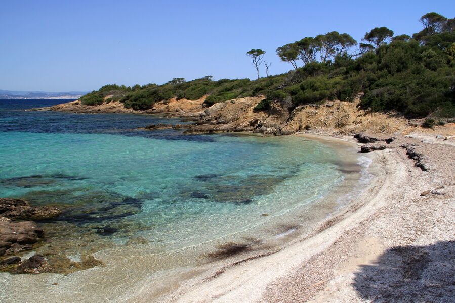 Plage de la Courtade - île de porquerolles - Hyères