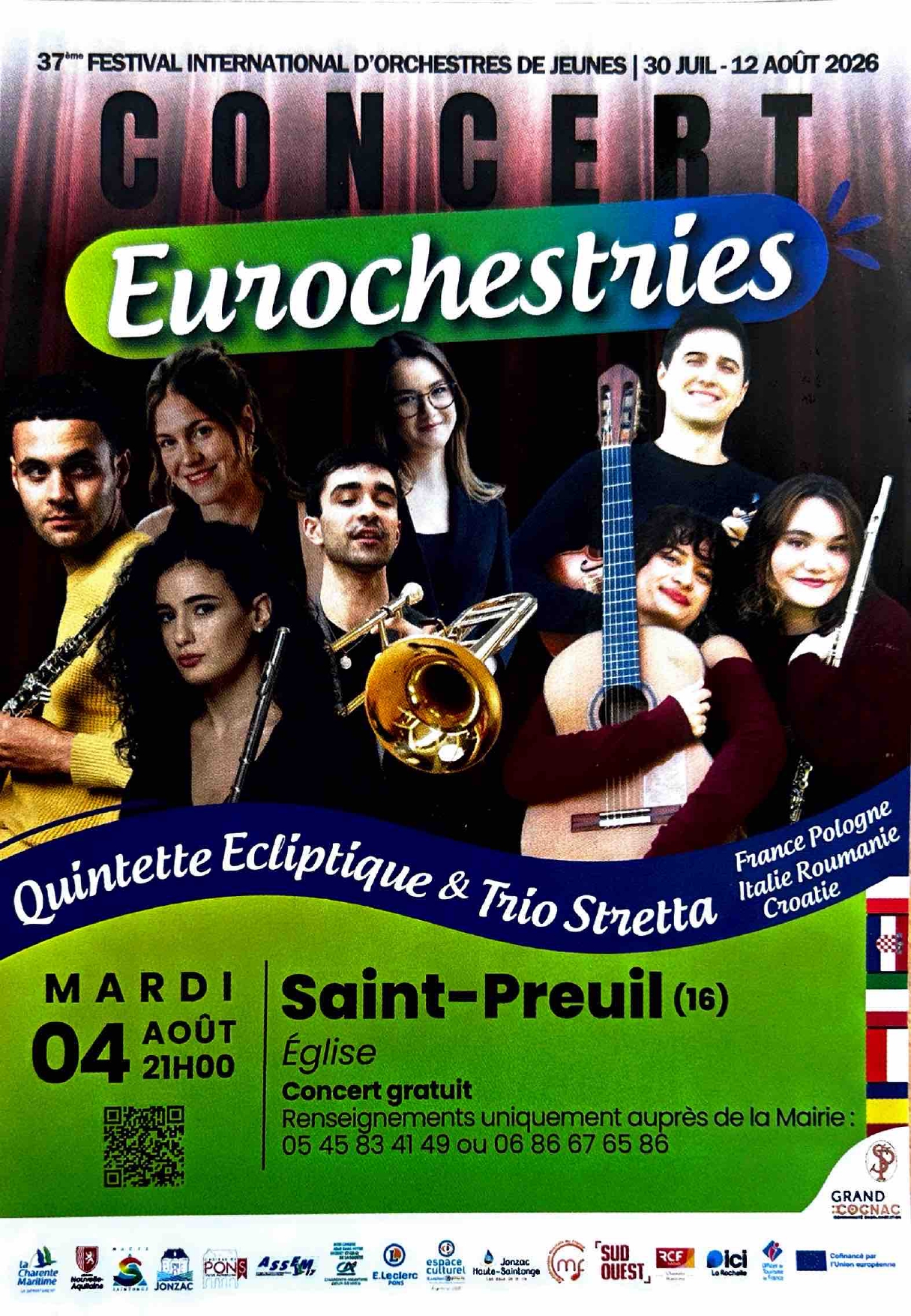 Concert EUROCHESTRIES | Ecliptique & Stretta
