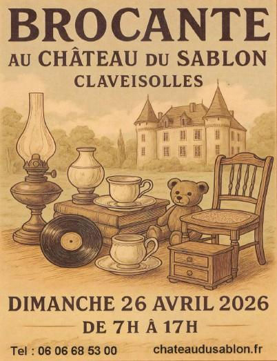 Brocante au Château du Sablon