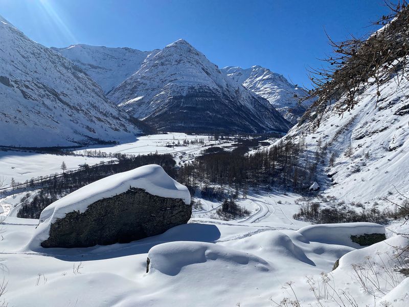 Image Bessans sous la neige