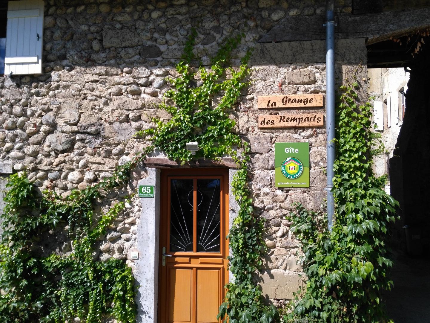 L'entrée du gîte