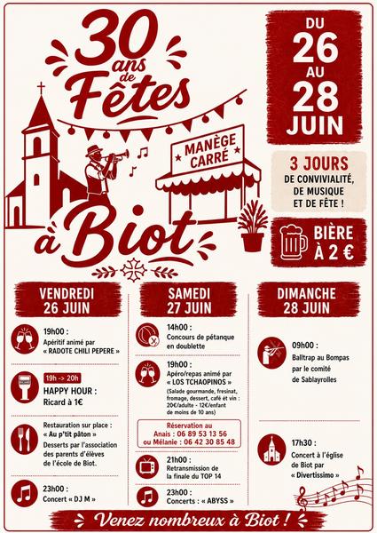 Fête de Biot