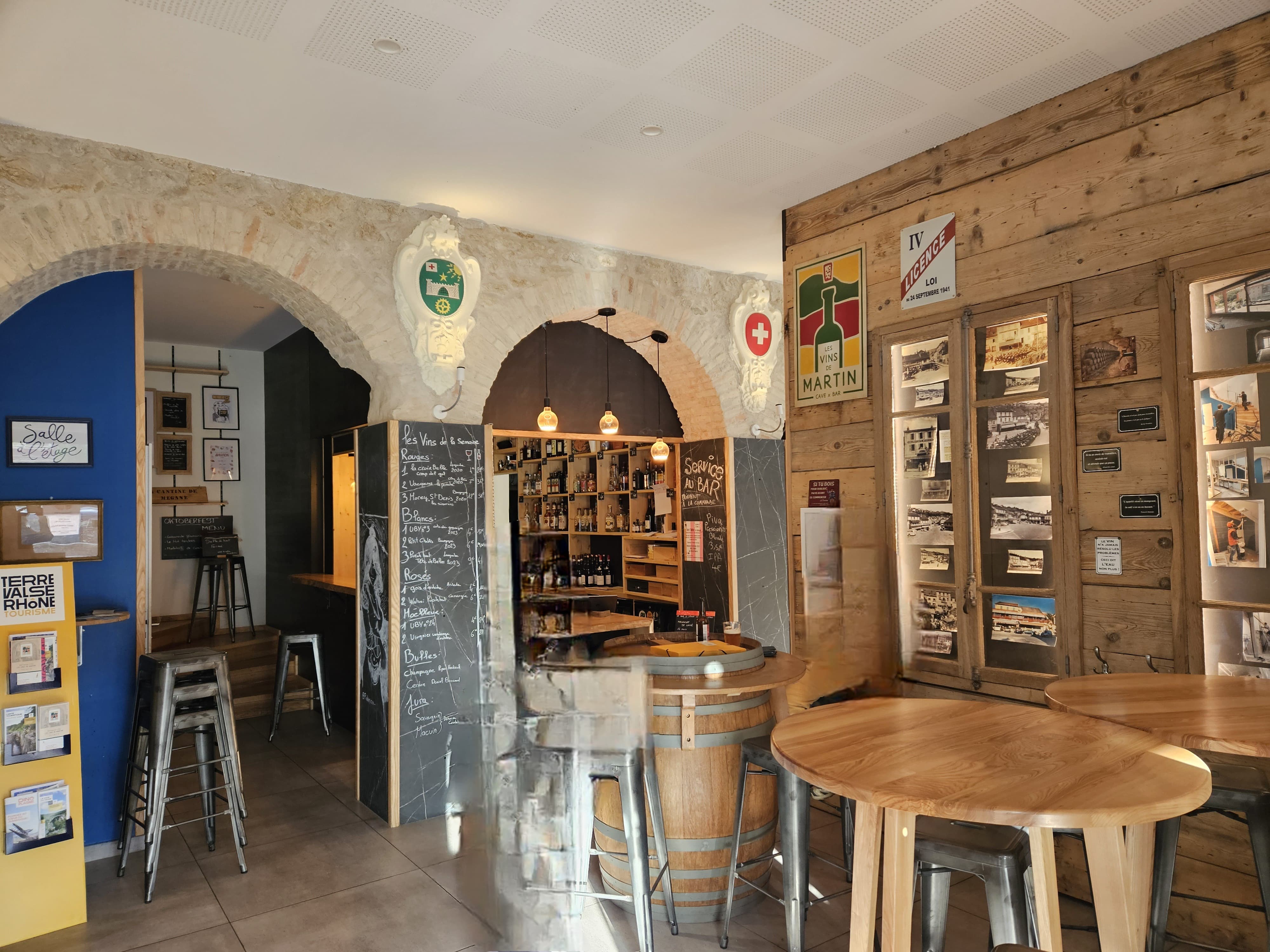 Bar et cave : Les vins de Martin