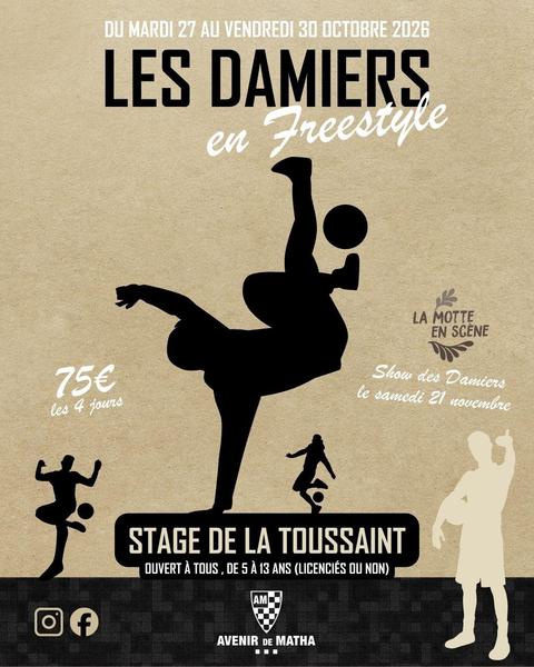 Football - Les damiers en freestyle