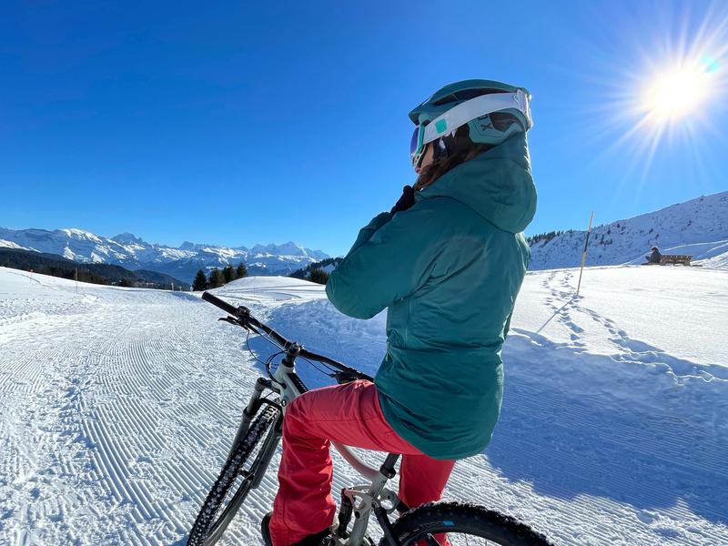 VTT électrique sur neige