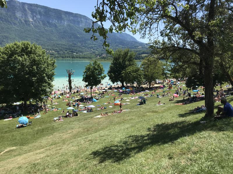 Plage du Sougey Saint-Alban-de-Montbel